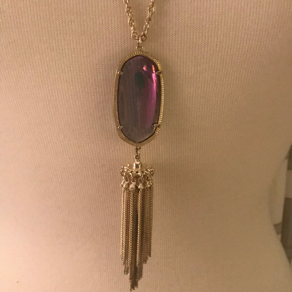 Kendra Scott Eva reversible tassel necklace